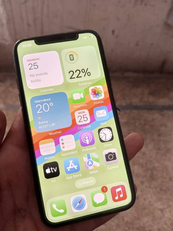 iPhone x 256 GB PTA approve face ID to tune okay 0