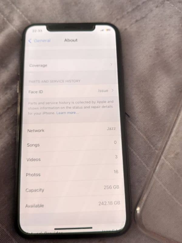 iPhone x 256 GB PTA approve face ID to tune okay 5