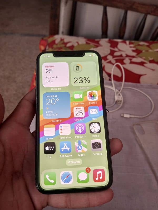 iPhone x 256 GB PTA approve face ID to tune okay 10