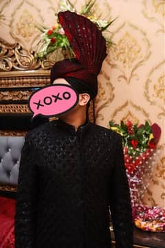 black sherwani