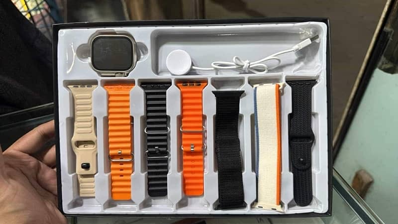 S10 Ultra 2 Smart Watch With 7 In 1 Straps 1