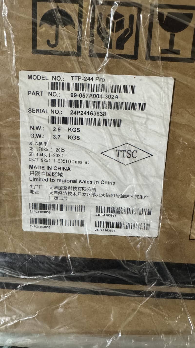 TSC barcode Printer 3