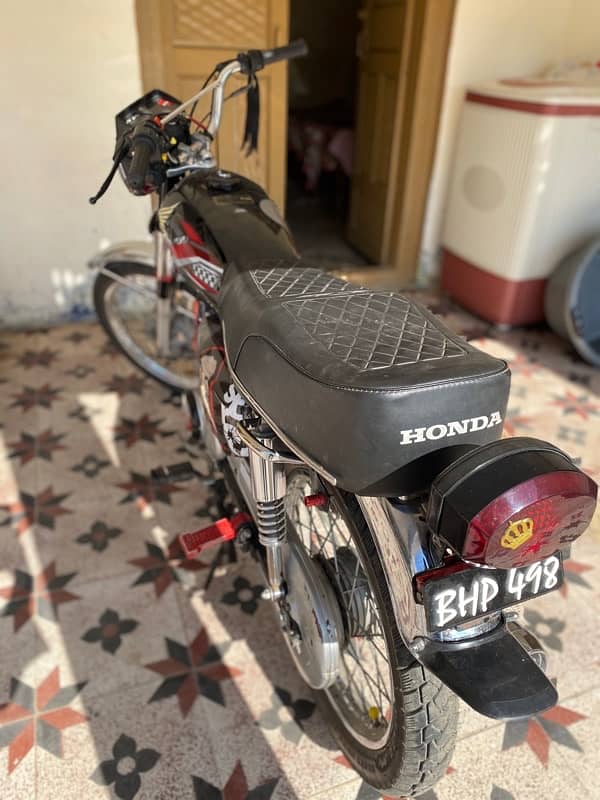 Honda 125 2021 model Islamabad number with original documents 1