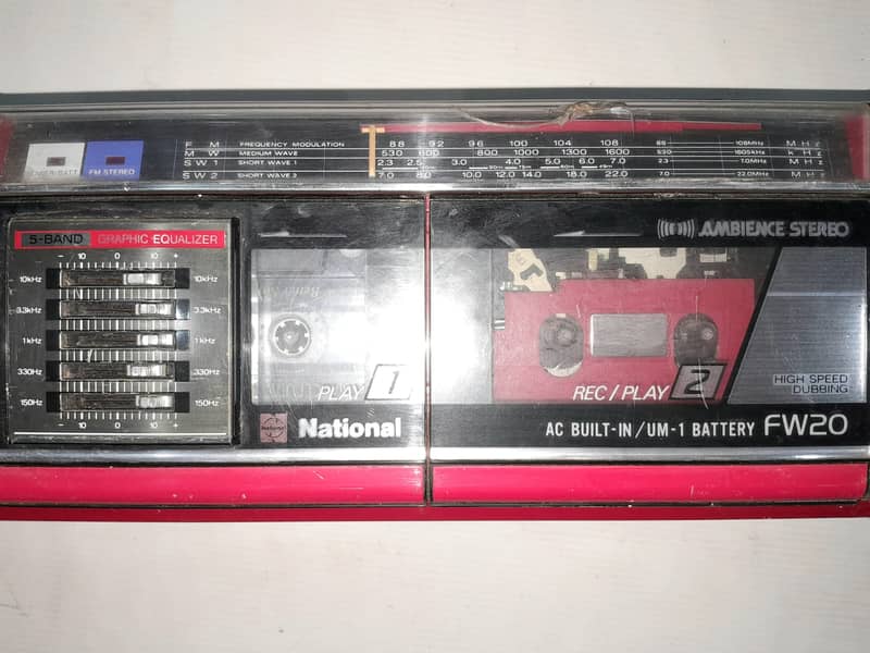 National Double Cassette Tape Player Radio Sale 7000 7