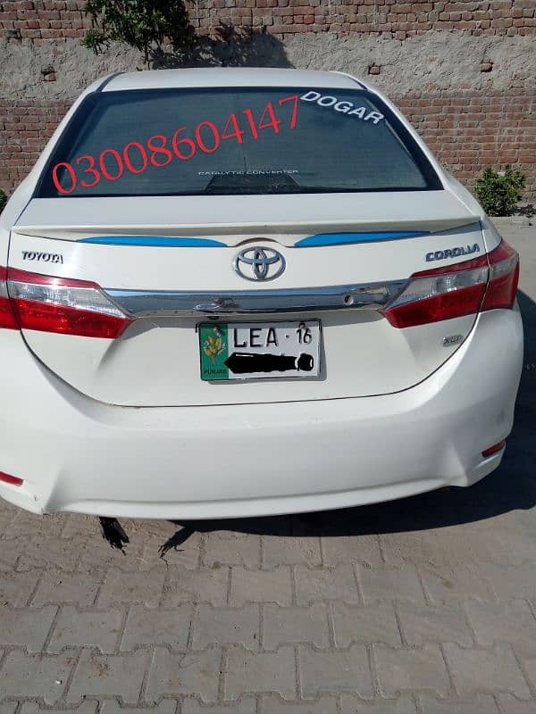 Toyota Corolla XLI 2016 0