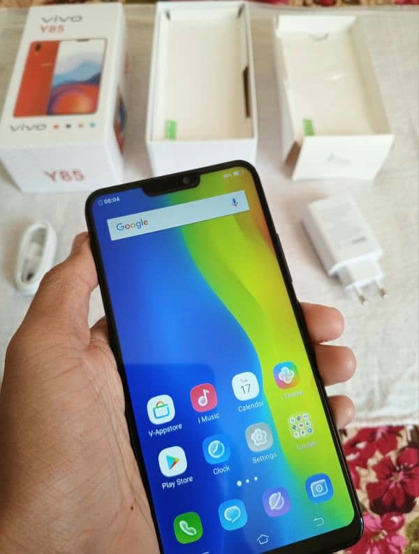 vivo y85 ,complete Box, 03066655410 1