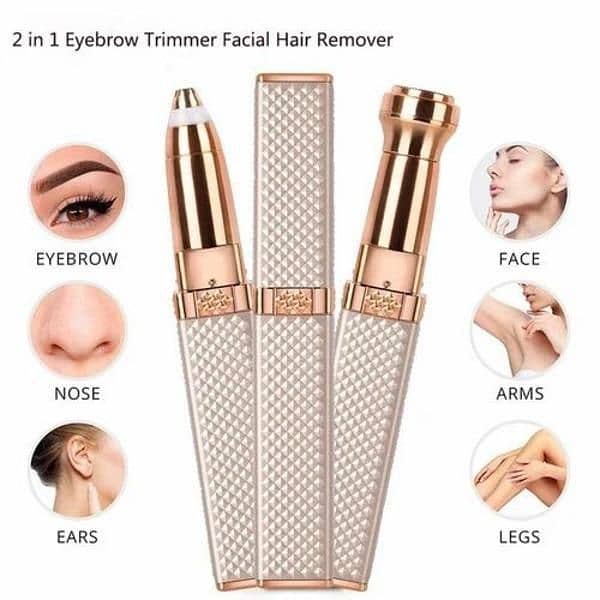 2 In 1 Painless Face Remover And Trimmer Tool 1