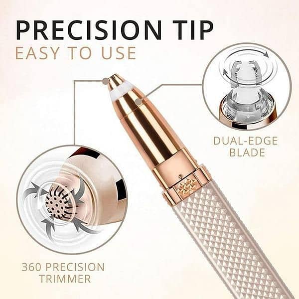 2 In 1 Painless Face Remover And Trimmer Tool 2