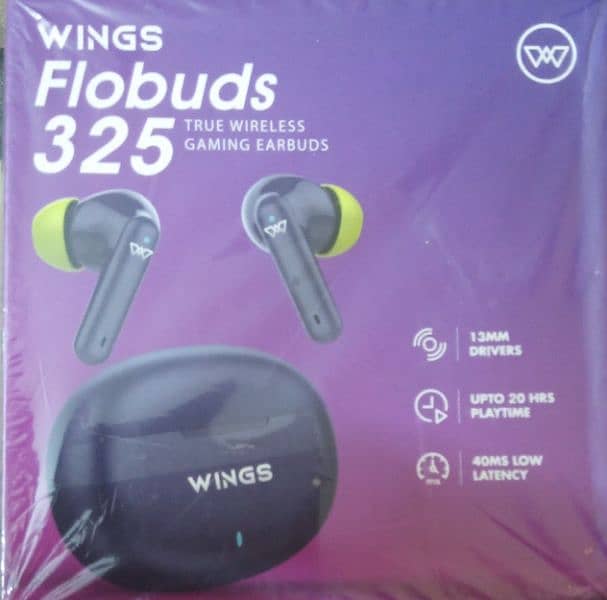 WINGS Flobuds 325 High Fidelity Bluetooth Headset 4