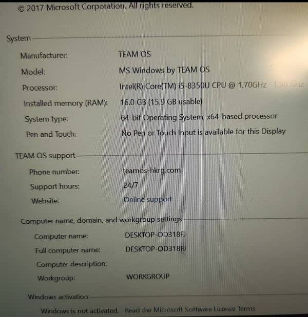 Core i5 - 8th Gen Laptop With 10by10 Condition 1