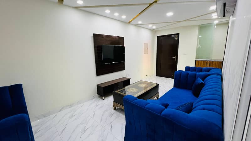 Full Furnished One Bedroom Brand New Luxury Apartment Is Available For Rent In Chambelli Block Bahria Town Lahore 3