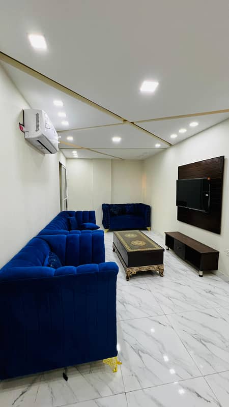 Full Furnished One Bedroom Brand New Luxury Apartment Is Available For Rent In Chambelli Block Bahria Town Lahore 0