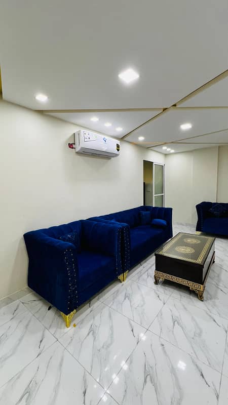 Full Furnished One Bedroom Brand New Luxury Apartment Is Available For Rent In Chambelli Block Bahria Town Lahore 13