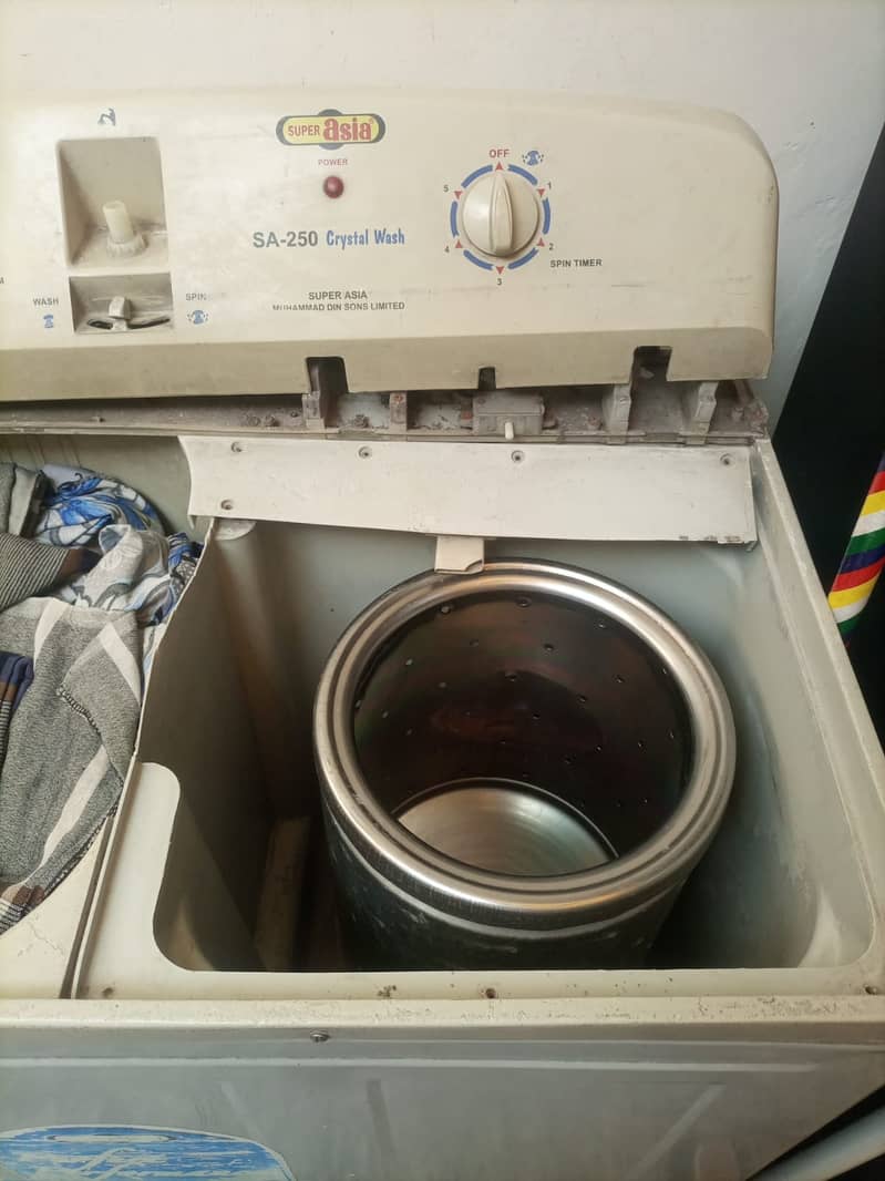 Super Asia Twin Tub washing machine+ Dryer 4