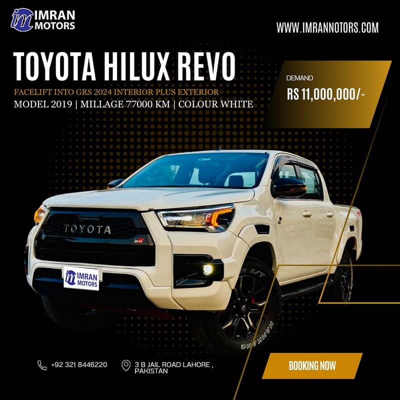 Toyota Hilux Revo 2019 Model Facelift in to GRs 2024 1