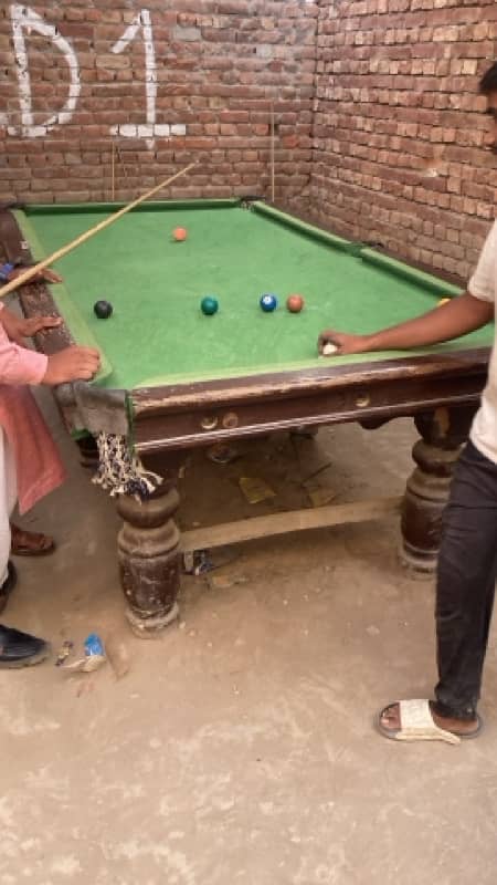 2 snooker tables size 4:8 for sale 1