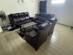 7 seater sofa set + 2 side tables and 1 table