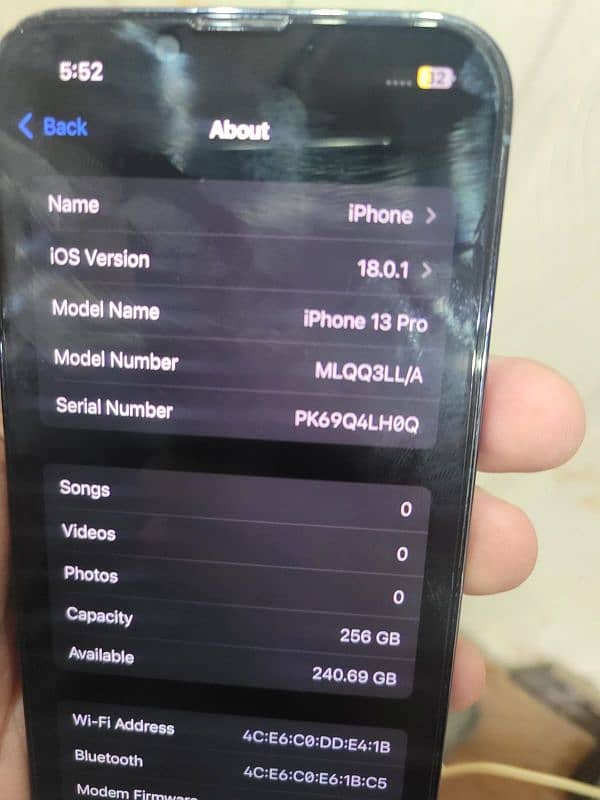 Iphone 13 pro 256 GB 1