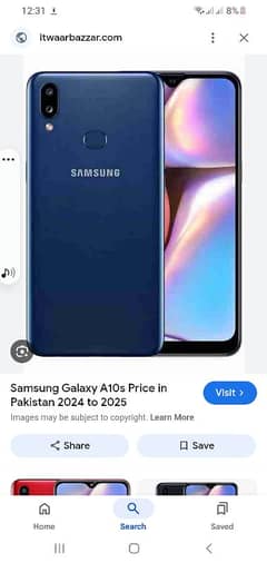 samsung a10s 2/32 condition 10/9 all good box are little bit damage