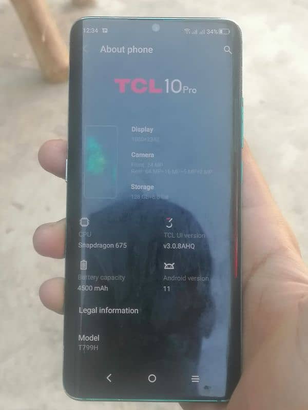 TCL 10 Pro 6/128 . .  10/10 condition PTA approved. 0