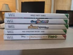 8 Nintendo Wii games in good working condition