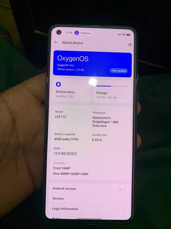 OnePlus 9 5G 12/256 GB Global Patch 10/10 Condition 6