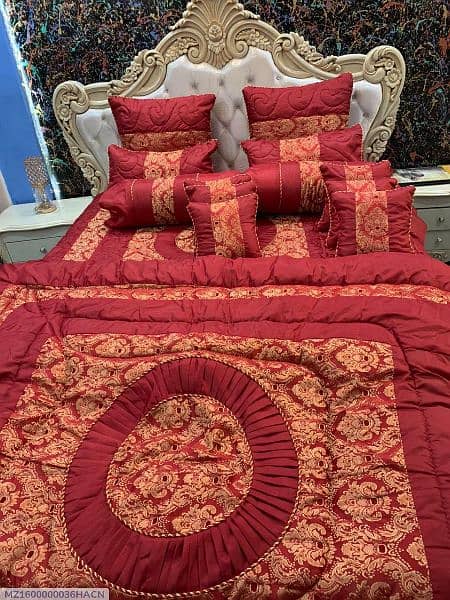 silk bed sheet 14 pice 1