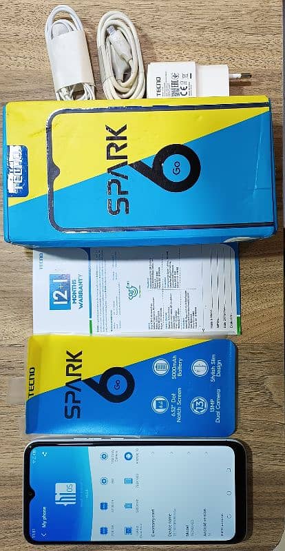 Tecno Spark 6 Go (2gb 32gb) Complete Set 0