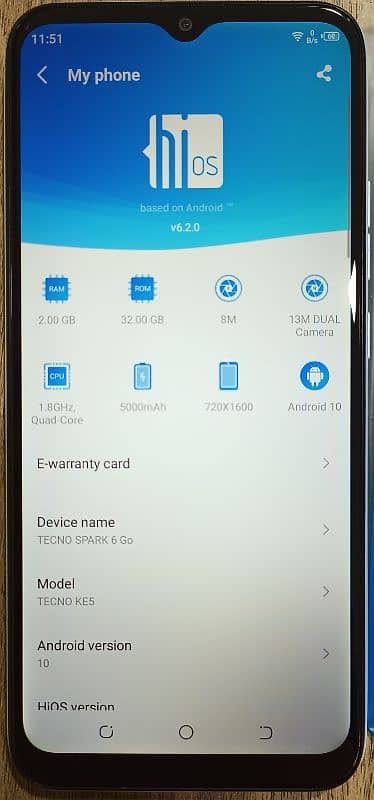 Tecno Spark 6 Go (2gb 32gb) Complete Set 6