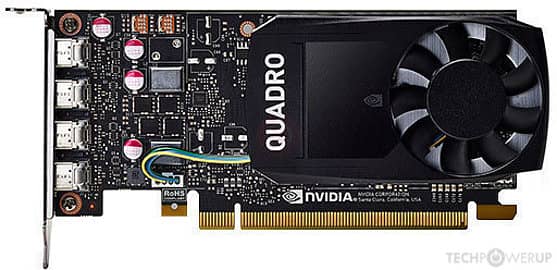 Nvidia Quadro P1000 4GB GDDR5 and K5000 4GB 2