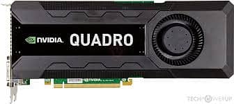 Nvidia Quadro P1000 4GB GDDR5 and K5000 4GB 5