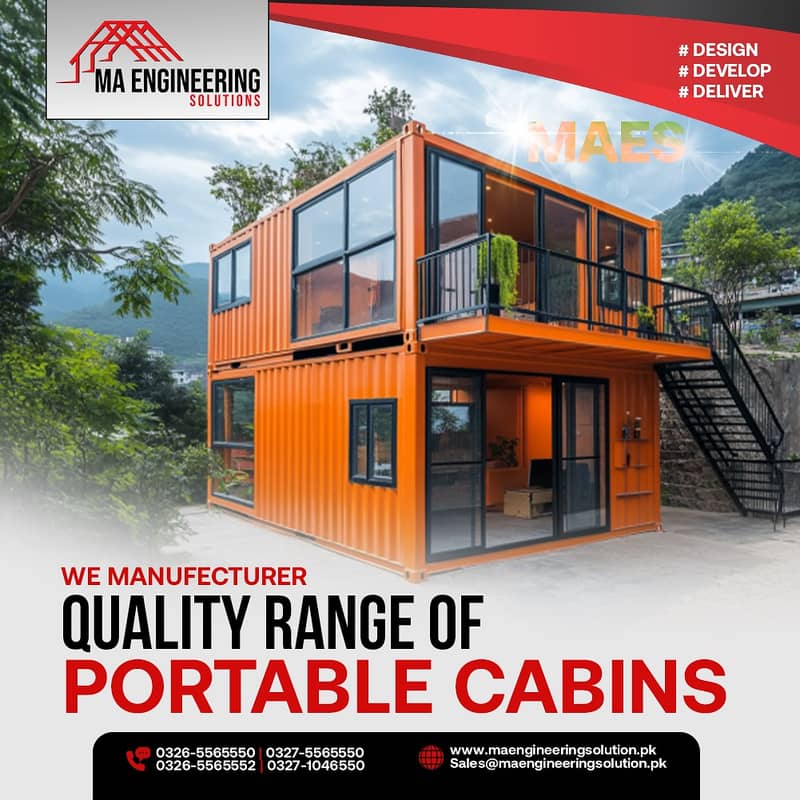 Porta Cabin Guard Room Portable Containers office Containers 3