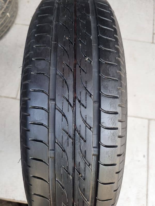 FRESH JAPANESE RECONDITIONED TYREs 155/65 14  BRIDGESTONE 1