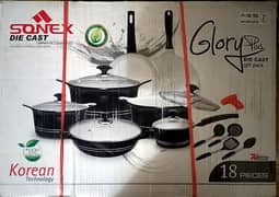 sonex glory plus non stick die cast set