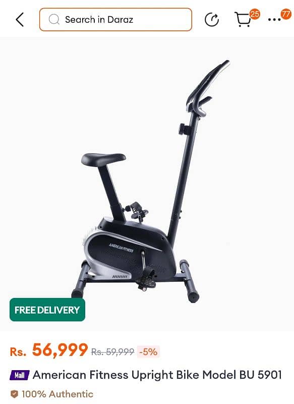 Exercise Bicycle for Sale 1