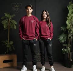 Premium Fleece Track Suit for Men and Women - 2 pcs