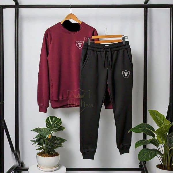 Premium Fleece Track Suit for Men and Women - 2 pcs 3