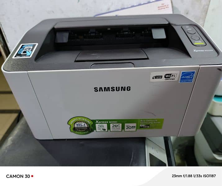 Samsung Xpress M2026W A4 Mono Wireless, Black & White Laser Printer UK 1