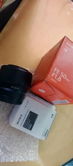 Sony FE 50mm 1.8 lens