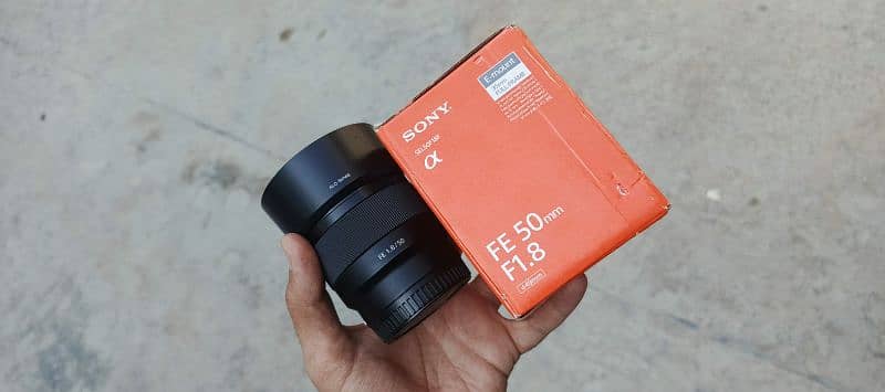 Sony FE 50mm 1.8 lens 1