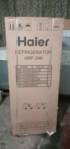 Haier refrigerator HRF-246 EPB Gills BLACK