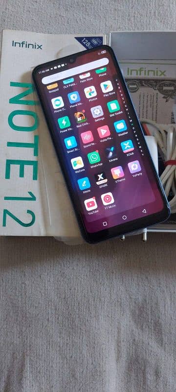 Infinix Not 12  6/128 with box complete saman sealed set no fault 1