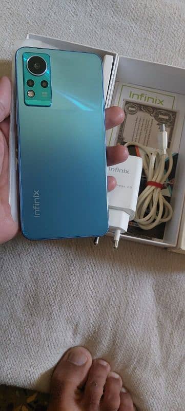 Infinix Not 12  6/128 with box complete saman sealed set no fault 4