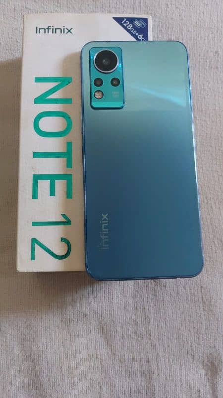 Infinix Not 12  6/128 with box complete saman sealed set no fault 5