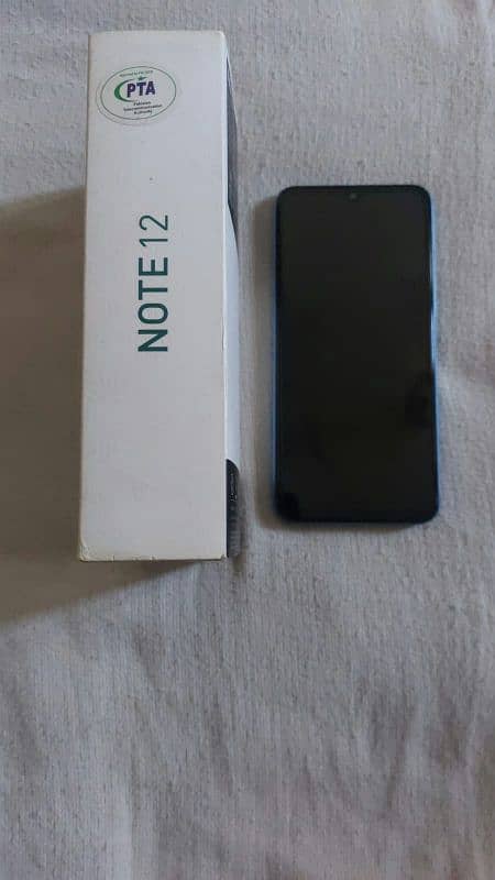 Infinix Not 12  6/128 with box complete saman sealed set no fault 12