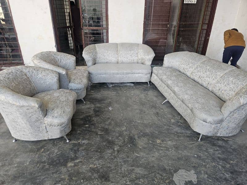 sofa set with 1  extra seater 4