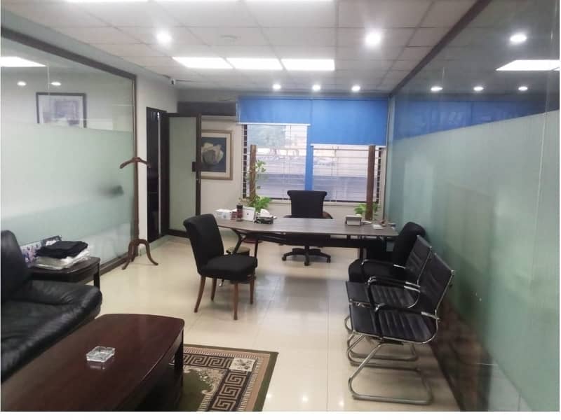 Sami Furnished Area 4500 Sq. Ft Corporate Office Available For Rent On Reasonable Rent Garden Town Lahore 5