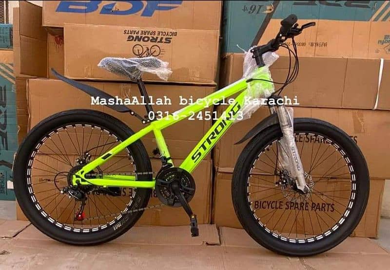 New MTB Fat tyres Gear Bicycle imported box pack bicycle New model 0