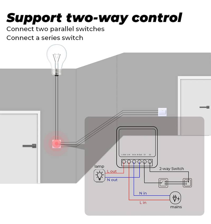 Tuya 16A 220v wifi switch smart life app for motor water pump lock 3