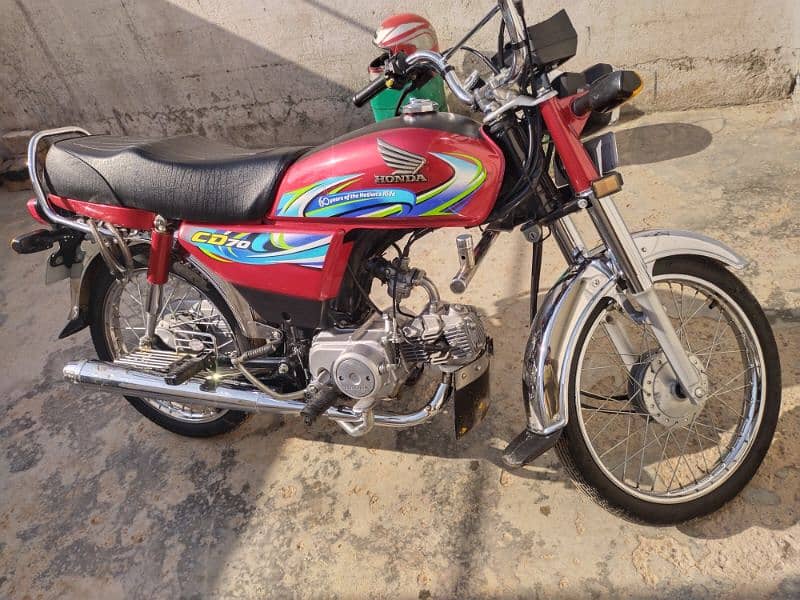 Honda CD 70 lush condition Punjab Number 2